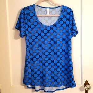 Bright Blue Ladies LulaRoe Shirt